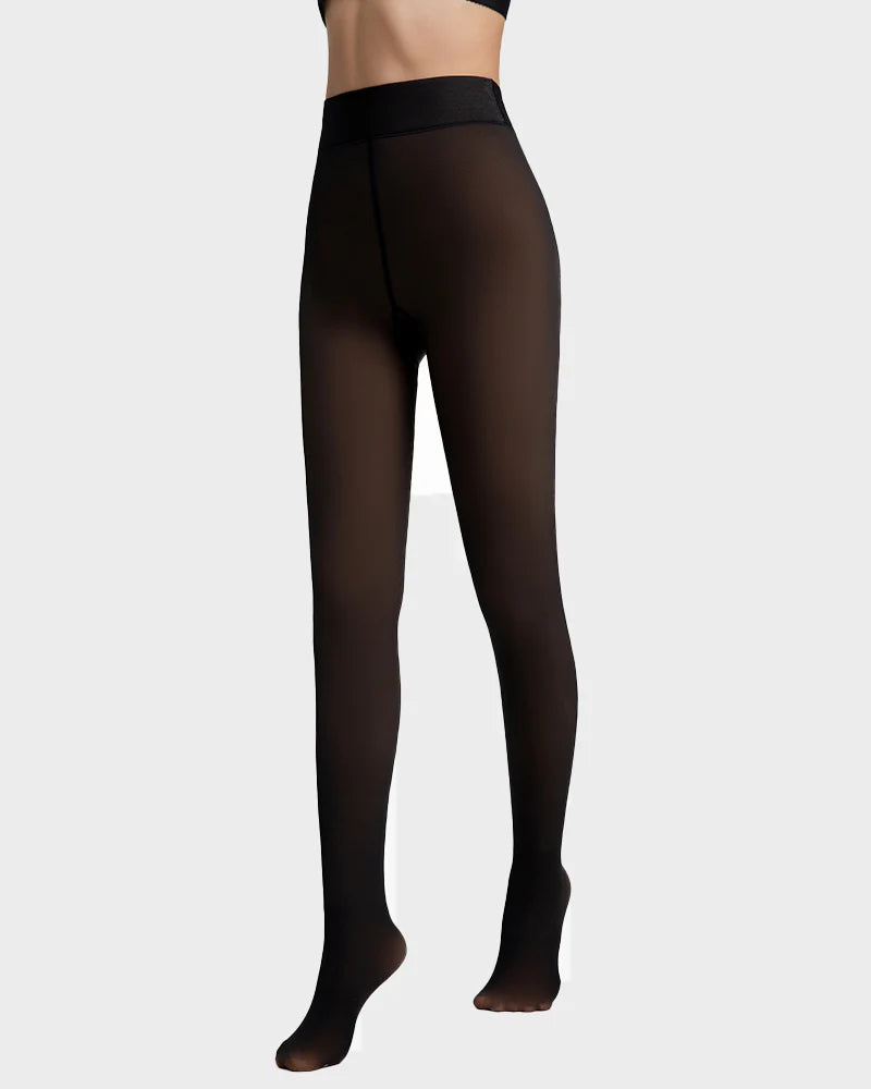 Translucent Fleece Lined Tights