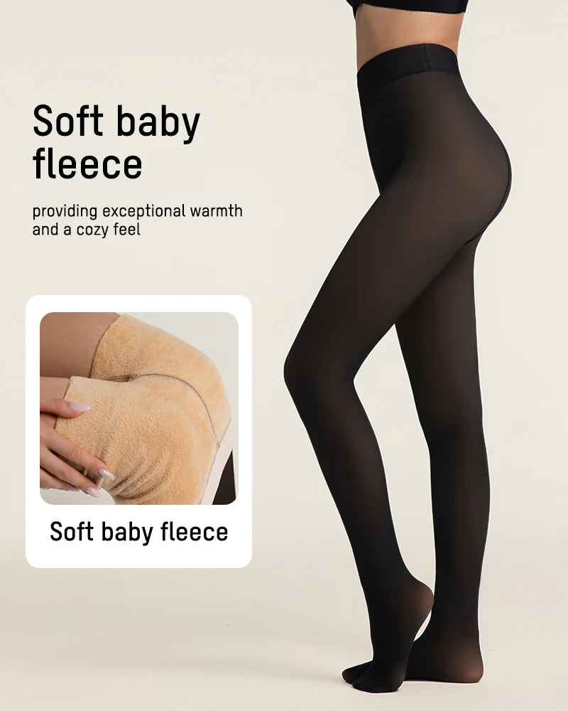 Translucent Fleece Lined Tights