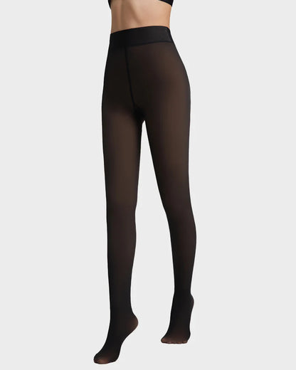 Translucent Fleece Lined Tights